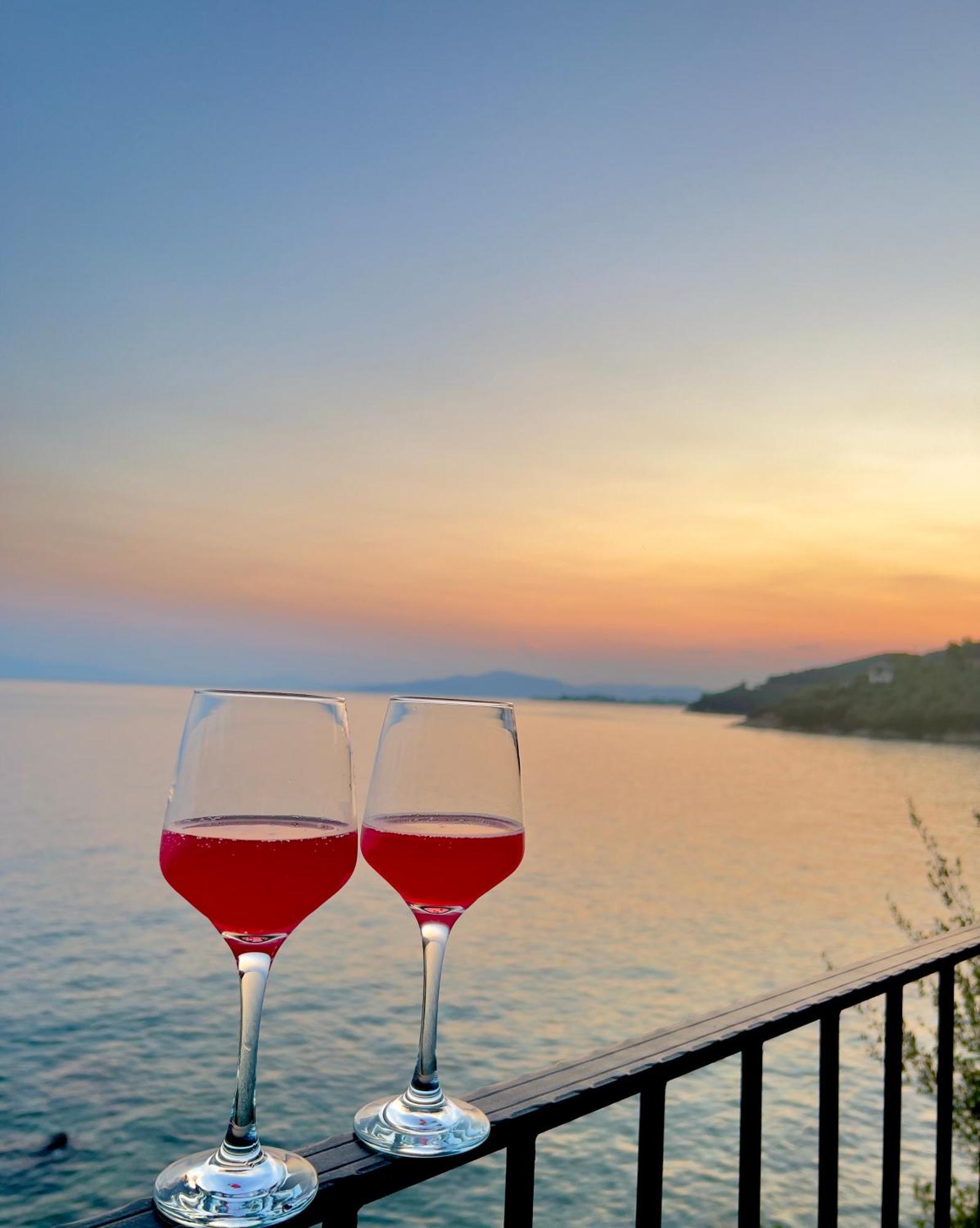 Sunset Of Pelion Villa Като Гатзея Екстериор снимка
