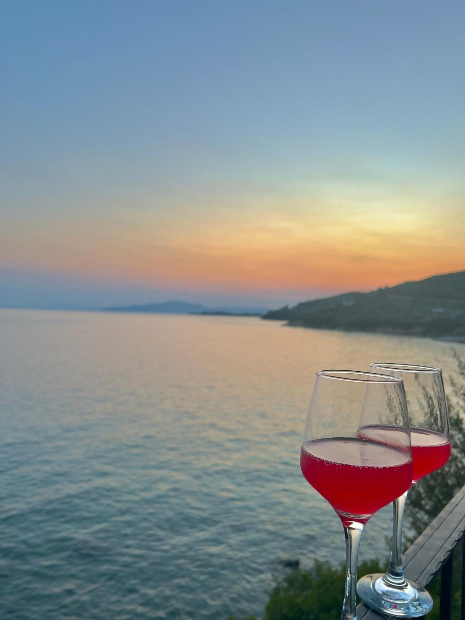 Sunset Of Pelion Villa Като Гатзея Екстериор снимка